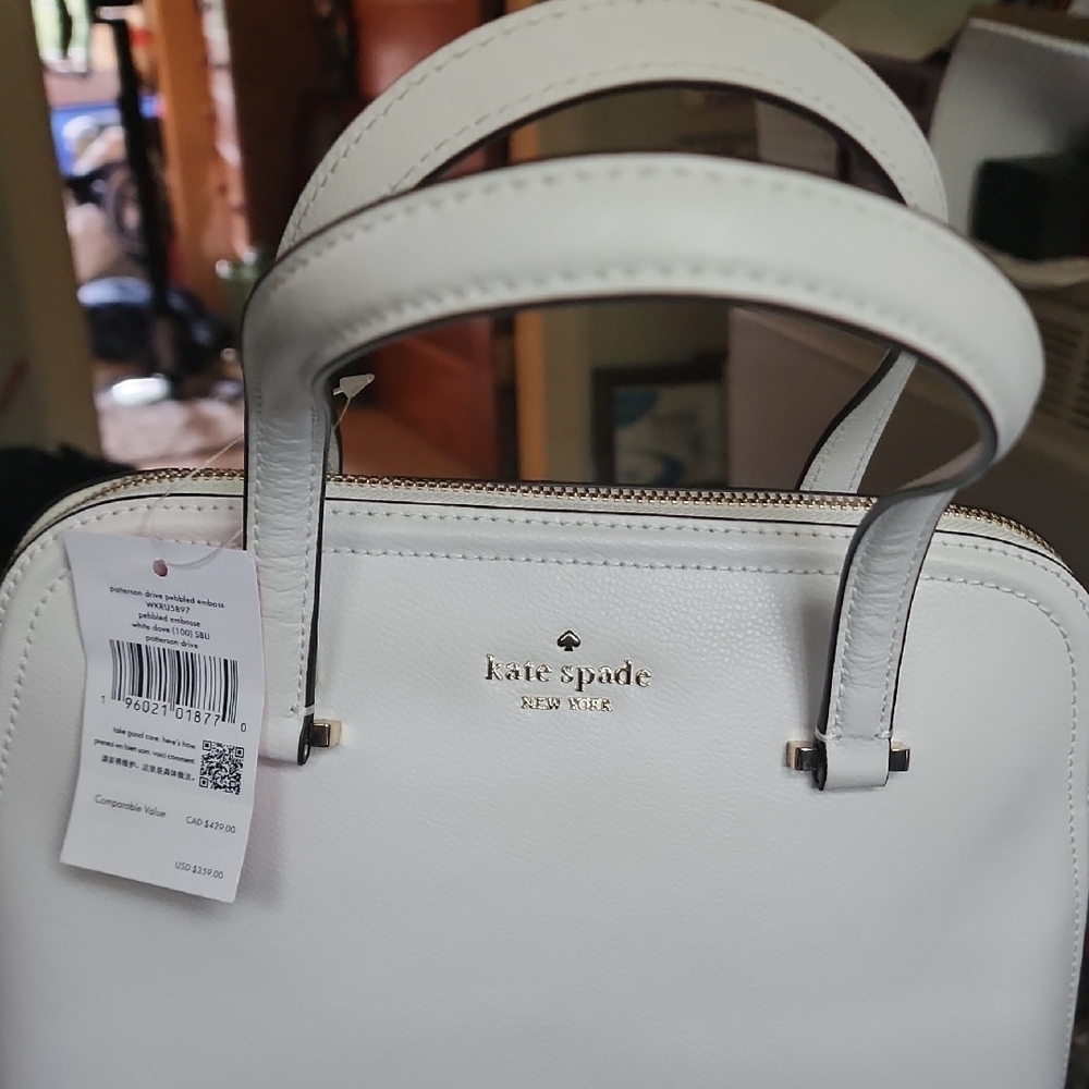 Kate Spade White Satchel Bag